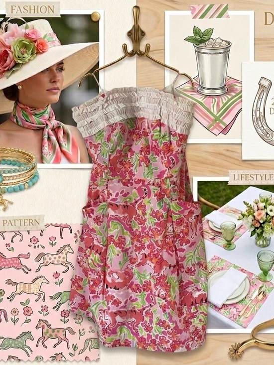 Lilly Pulitzer Dresses & Skirts - Derby dress - Lilly Pulitzer “Call Me Kitty" Ferra strapless dress